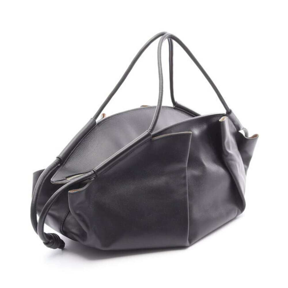LOEWE PASEO Leather Handbag Black - Picture 2 of 4